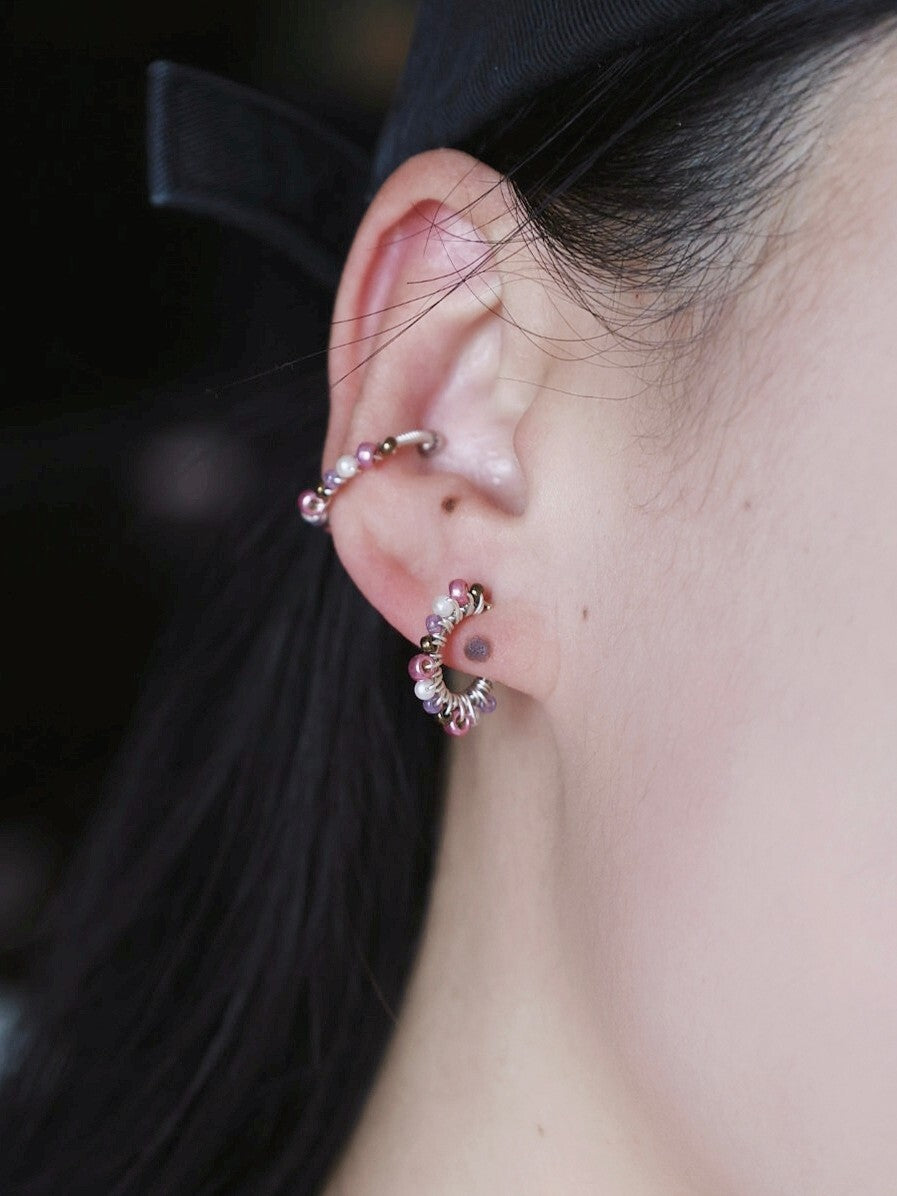 Summer Candy Hoop Earrings - Lumivault