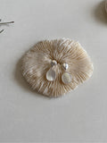 Minimalist Silver Shell Earrings,Lumivault.