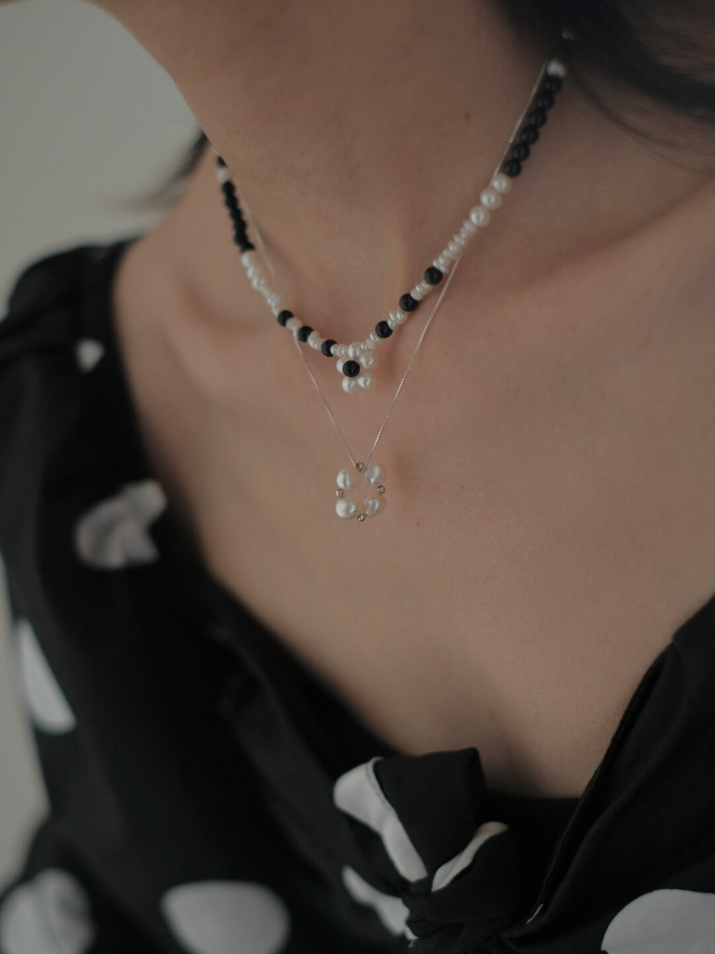 Floating World Removable Pendant Silver Necklace,Lumivault.