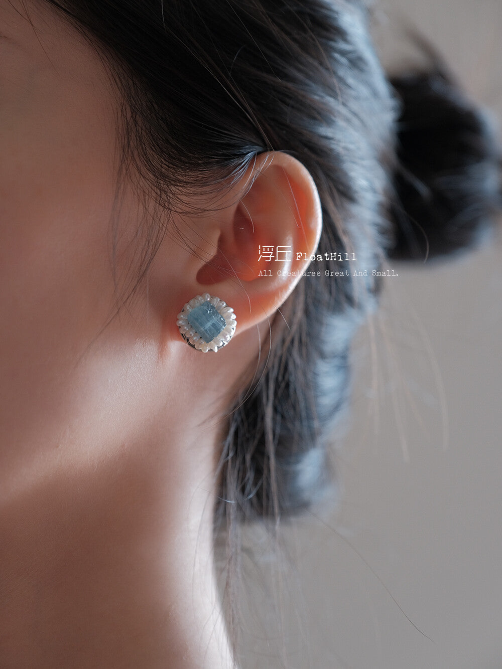 Blue Island Earrings,Lumivault.