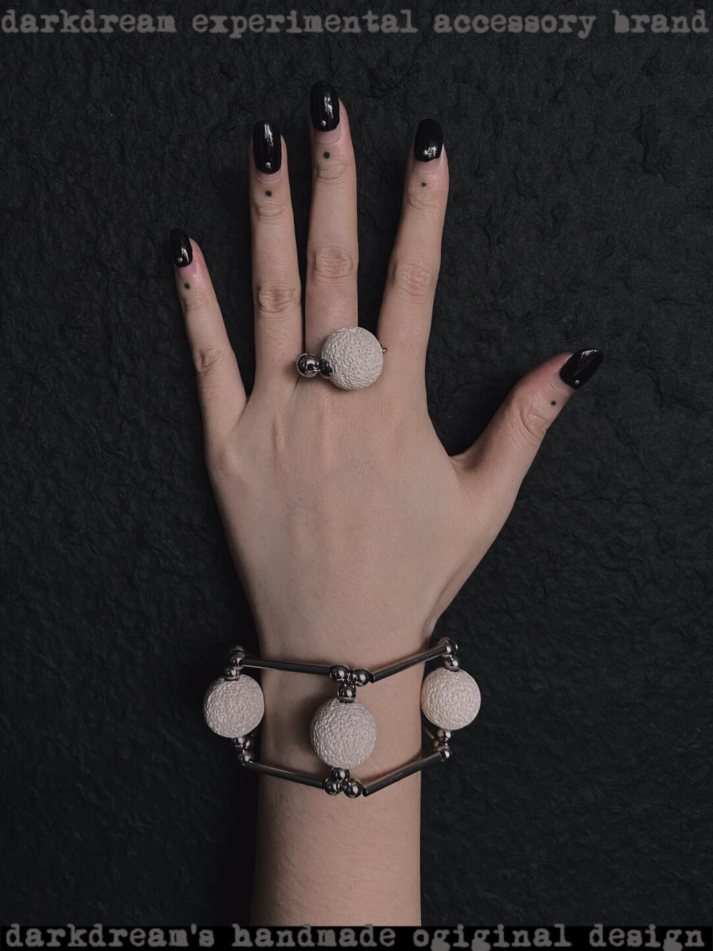 Gothic Tribal Bracelet Ring,Lumivault.