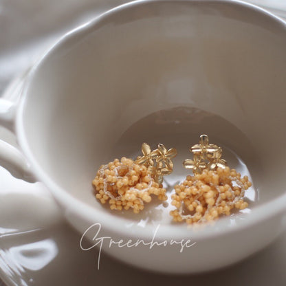 Autumn Glow Beaded Earrings