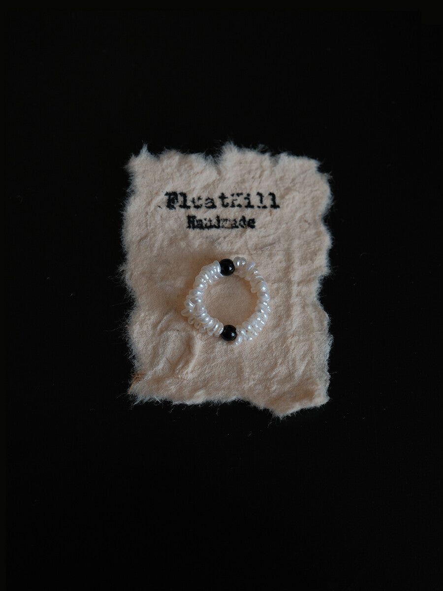 Half Moon Elastic Ring,Lumivault.
