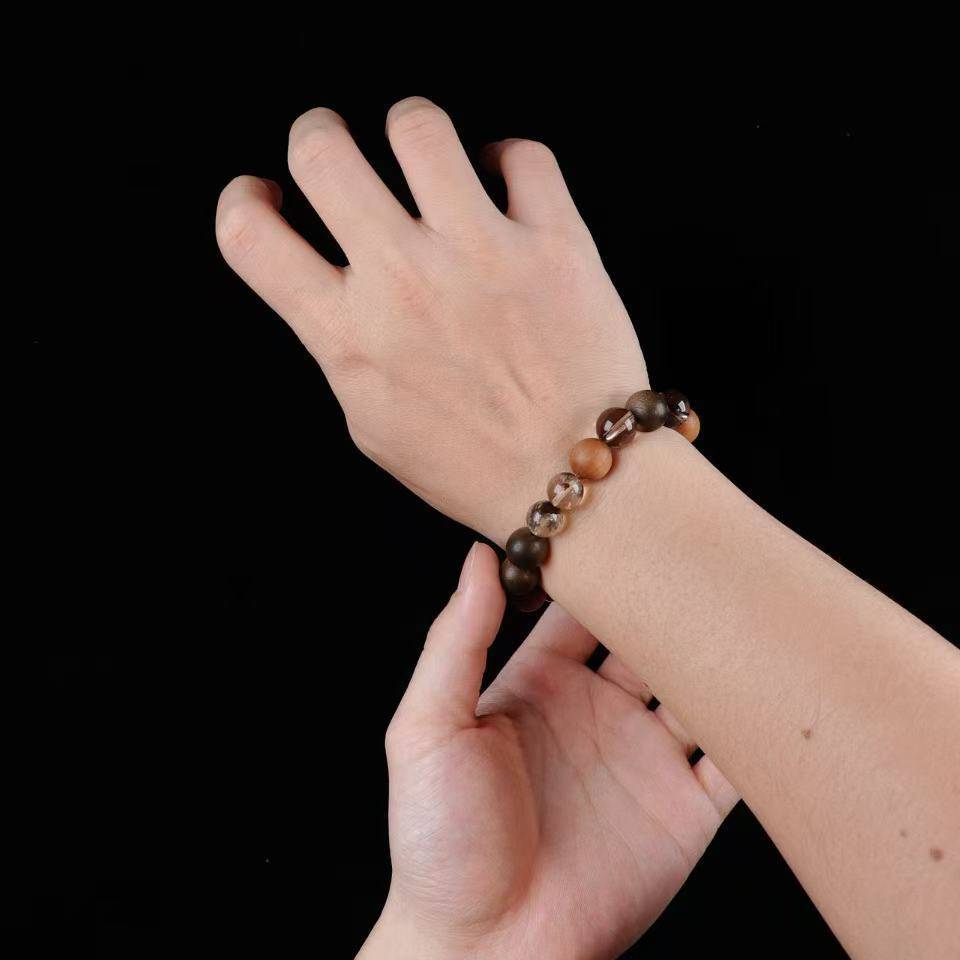 Wood Whisper Beaded Bracelet,Lumivault.