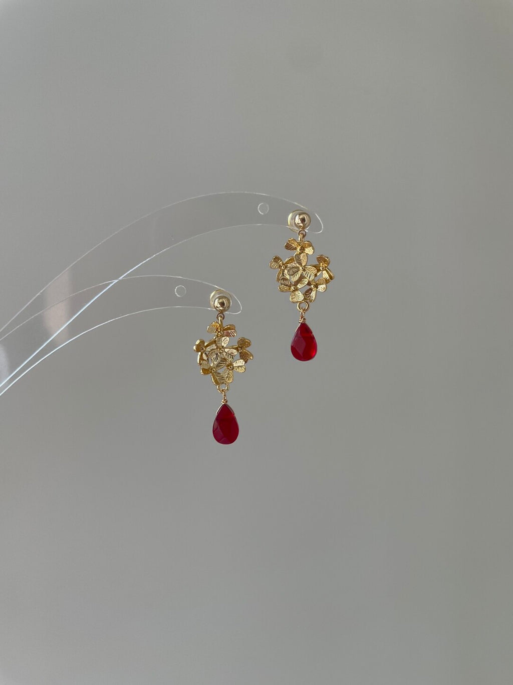 Original Handmade October Osmanthus Earrings,Lumivault.