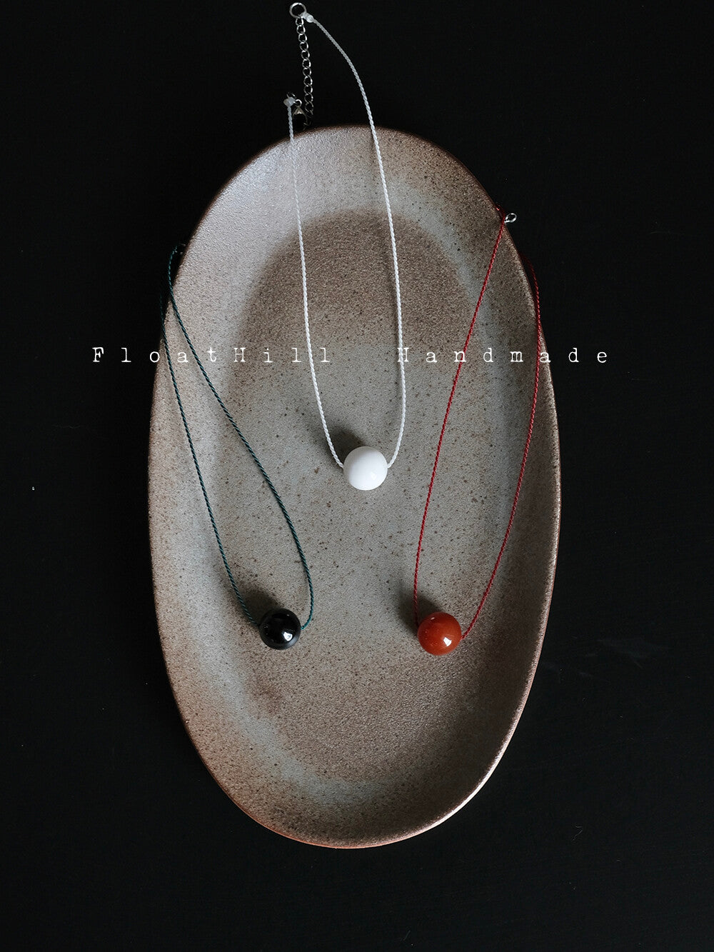 One Bead Hand-Woven Necklace