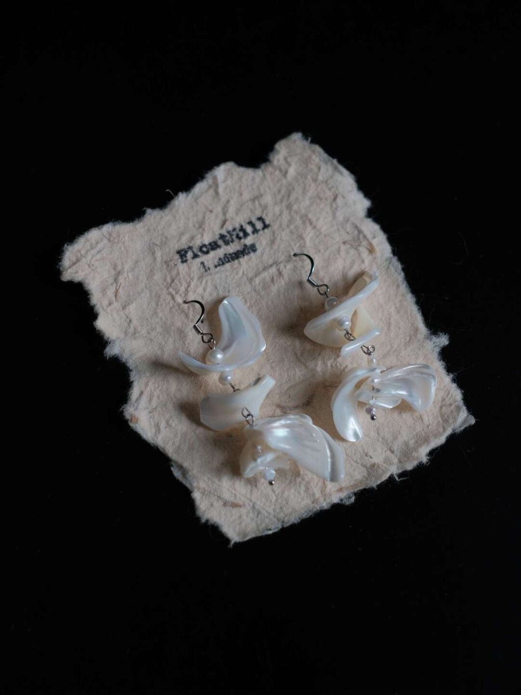 Sea Wind Chimes Irregular Shell Earrings,Lumivault.