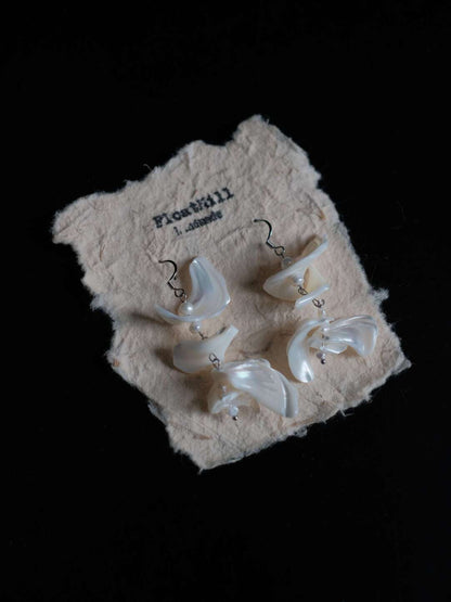 Sea Wind Chimes Irregular Shell Earrings