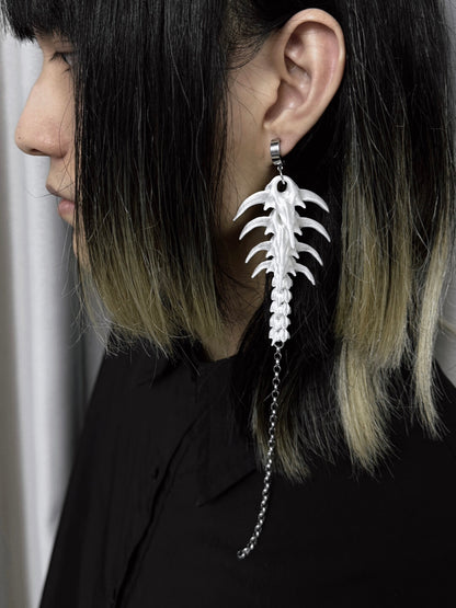 Vertebra Single Earring