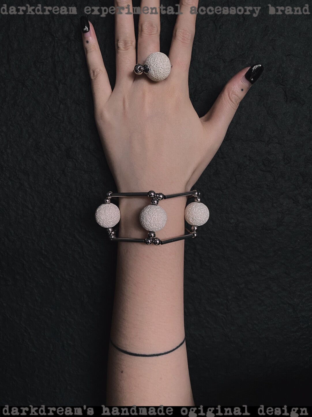 Gothic Tribal Bracelet Ring,Lumivault.