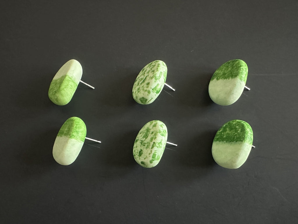 Moss Traces Earrings,Lumivault.