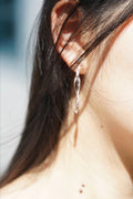 Wave Glass Earrings,Studs,Lumivault.