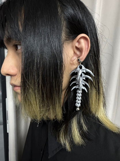 Vertebra Single Earring