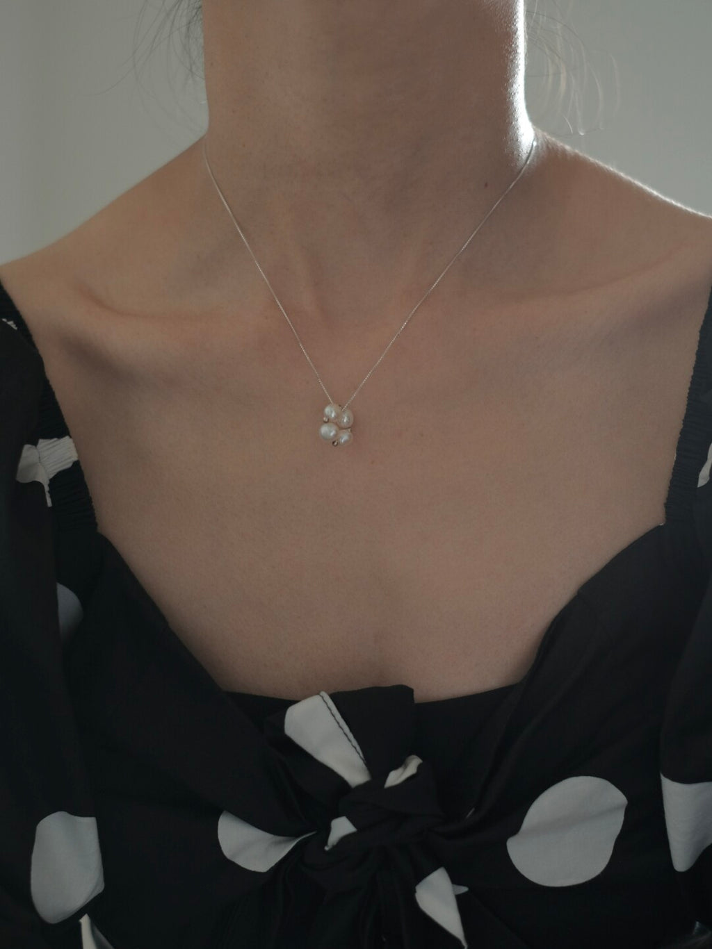 Floating World Removable Pendant Silver Necklace,Lumivault.
