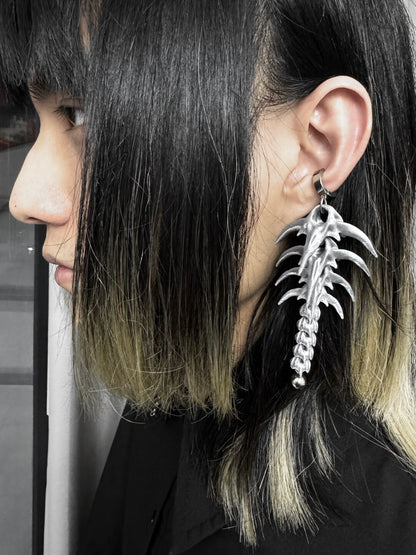 Twin Vertebrae Necklace/Earring Set