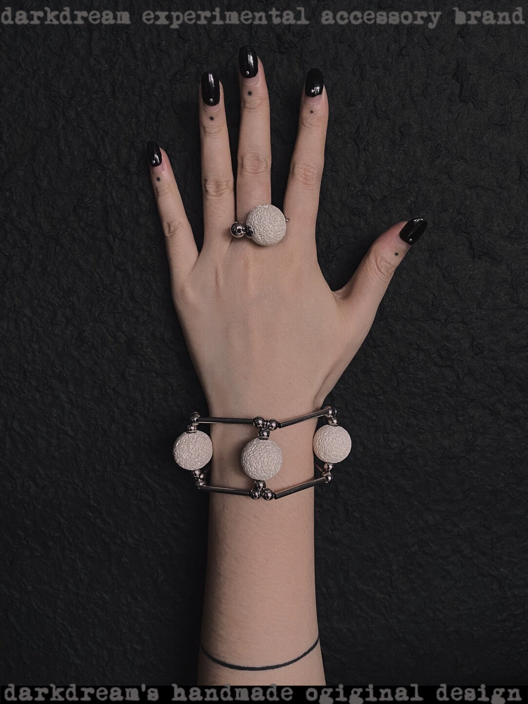 Gothic Tribal Bracelet Ring,Lumivault.