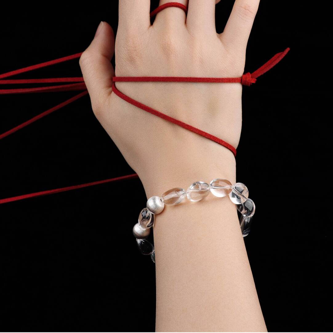 Snow Country Train Beaded Bracelet,Lumivault.