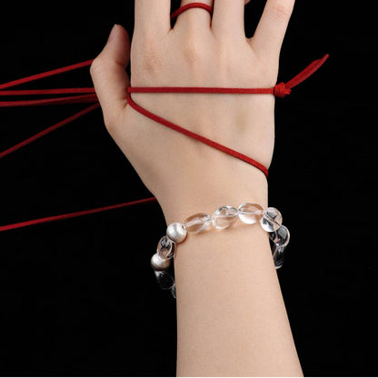 Snow Country Train Beaded Bracelet,Lumivault.