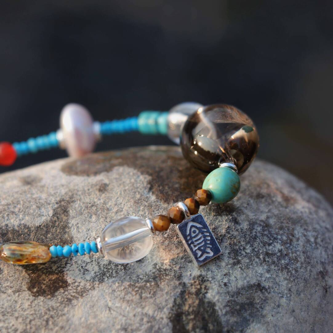 Little Fish Beaded Bracelet,Lumivault.