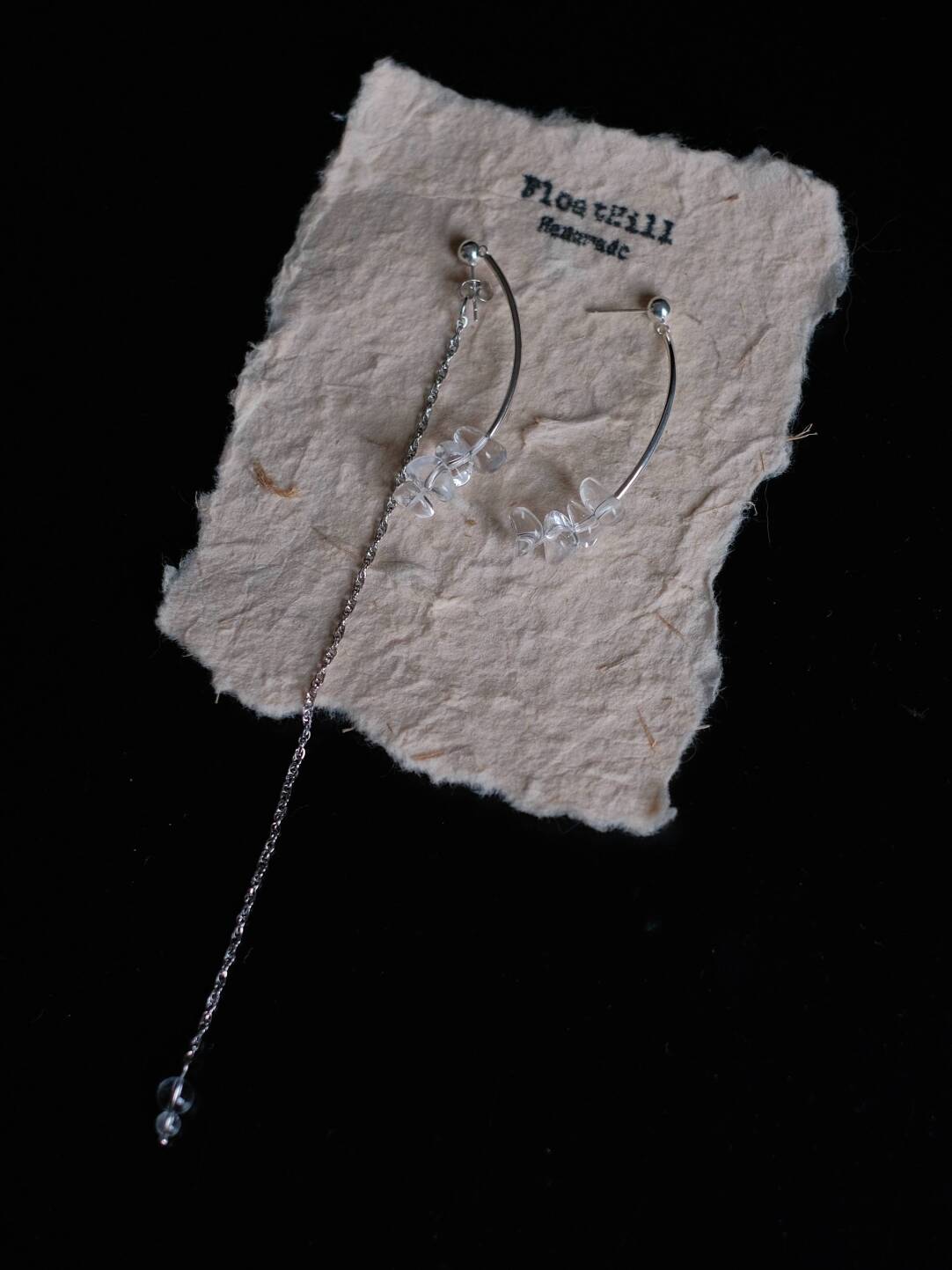 Flowing Firefly Crystal Earrings,Lumivault.