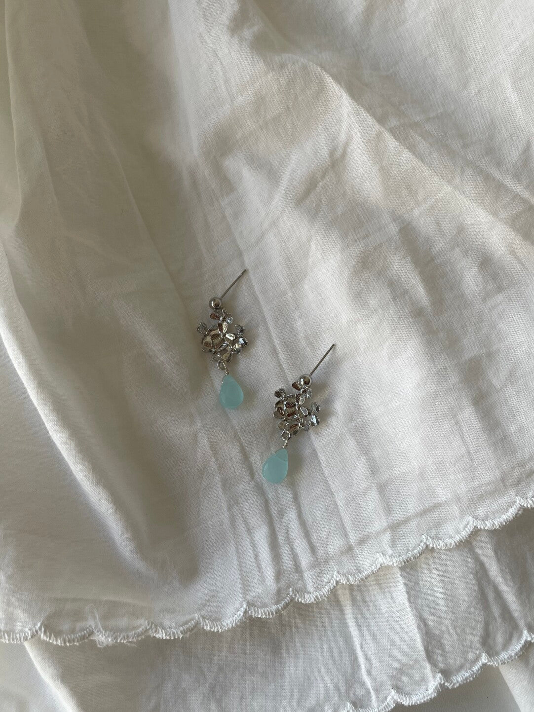 Original Handmade October Osmanthus Earrings,Lumivault.
