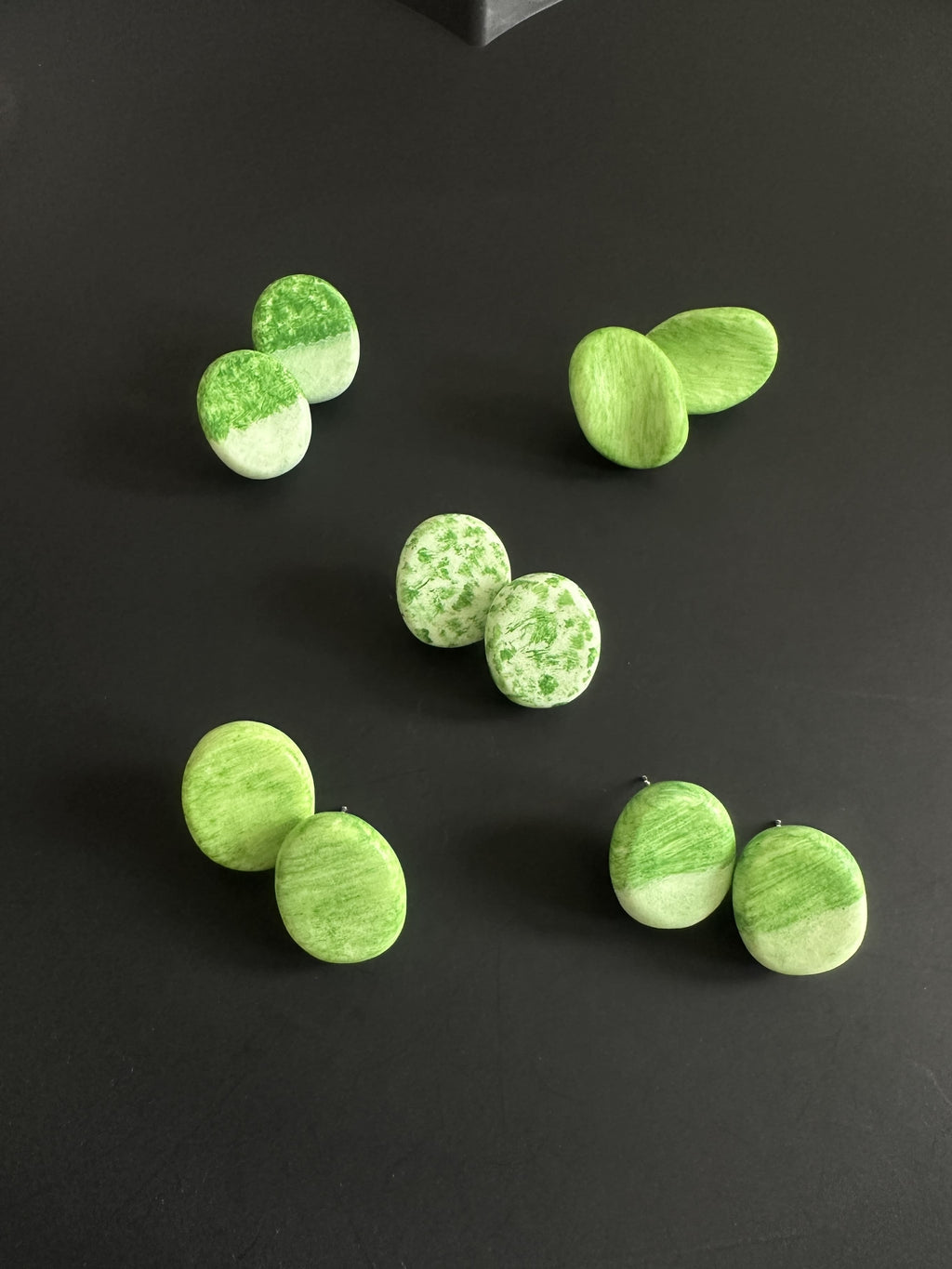 Moss Traces Earrings,Lumivault.