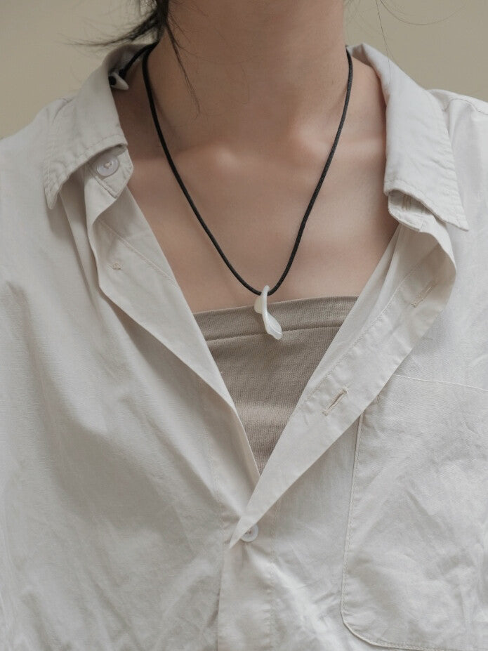 Freeform Shell Necklace,Lumivault.