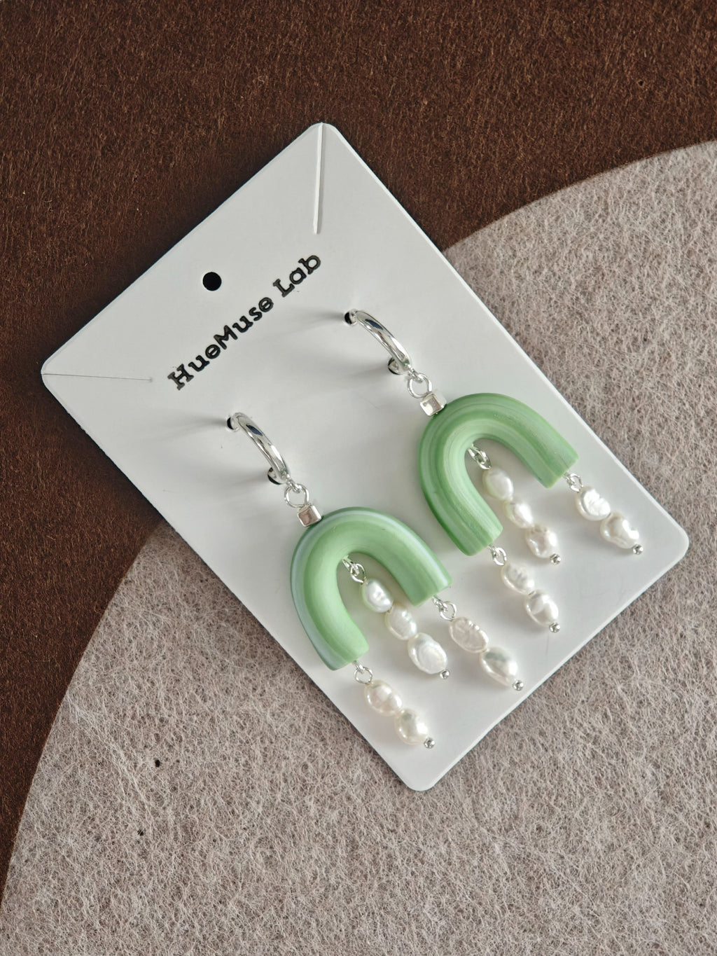 Emerald Arch Earrings,Lumivault.