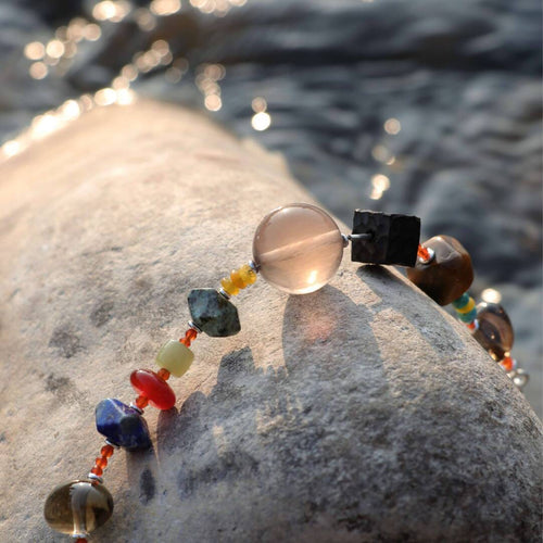 All Things Flourish Beaded Bracelet,Lumivault.