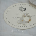 Hydrangea Stone Resin Ear Cuff,White,Lumivault.