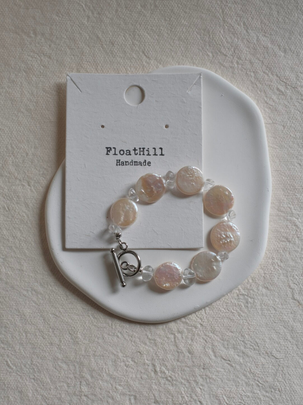 Floating World Bracelet,Pink,Lumivault.