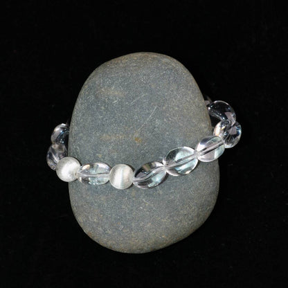 Snow Country Train Beaded Bracelet,Lumivault.