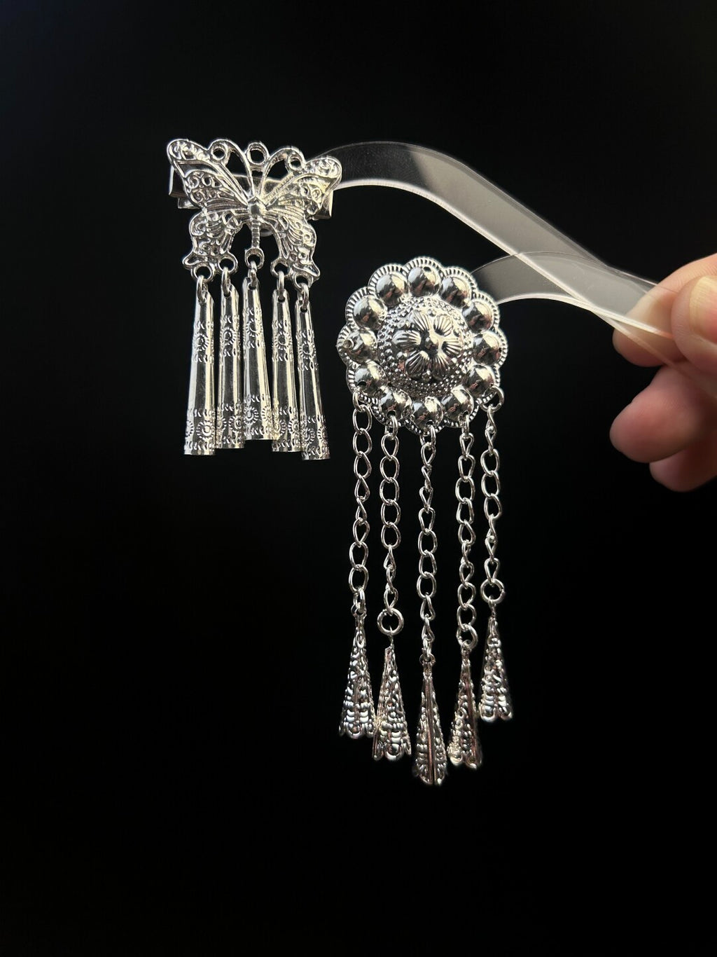 Miao Wing & Bloom Hairclips,Lumivault.