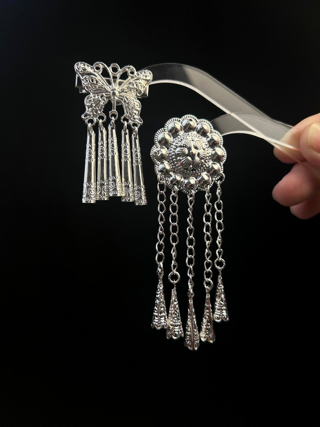 Miao Wing & Bloom Hairclips,Lumivault.