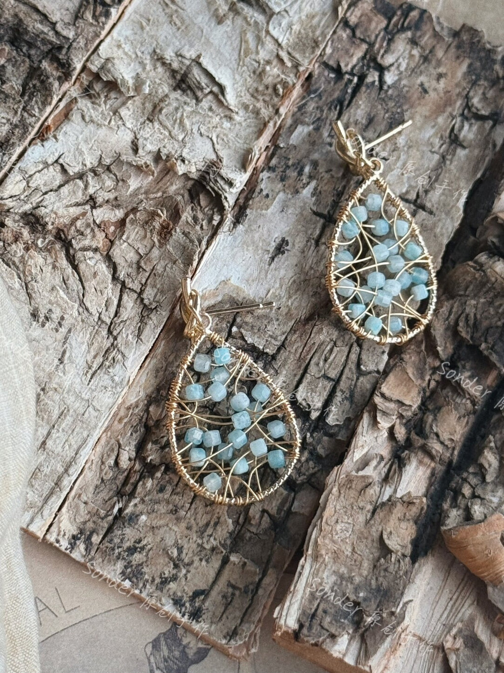 Sky River Earrings,Lumivault.