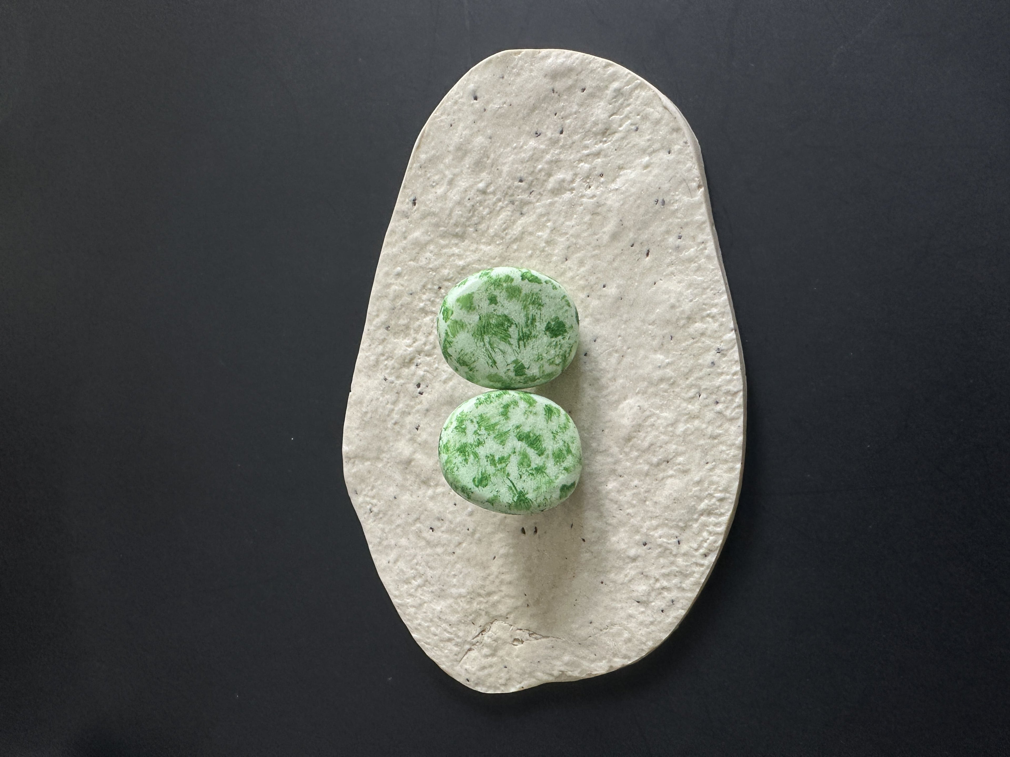 Moss Traces Earrings,2 / Studs,Lumivault.
