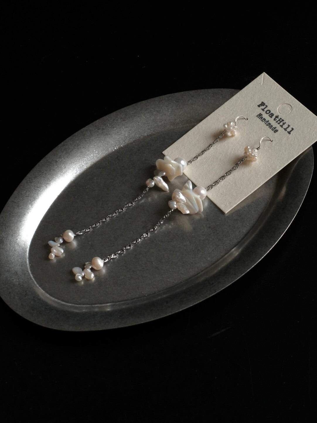 Floating World Long Earrings,Lumivault.