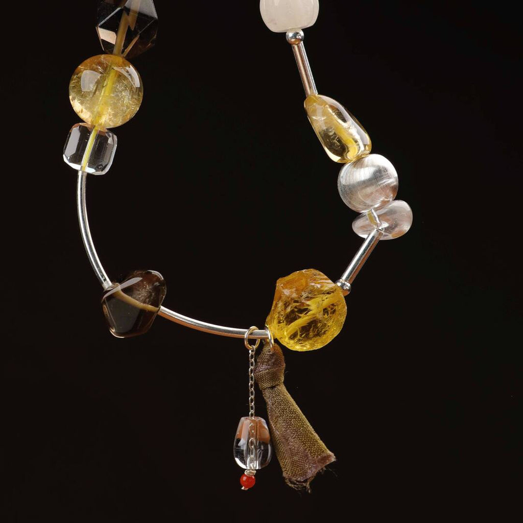 Fragmented Radiance Beaded Bracelet,Lumivault.