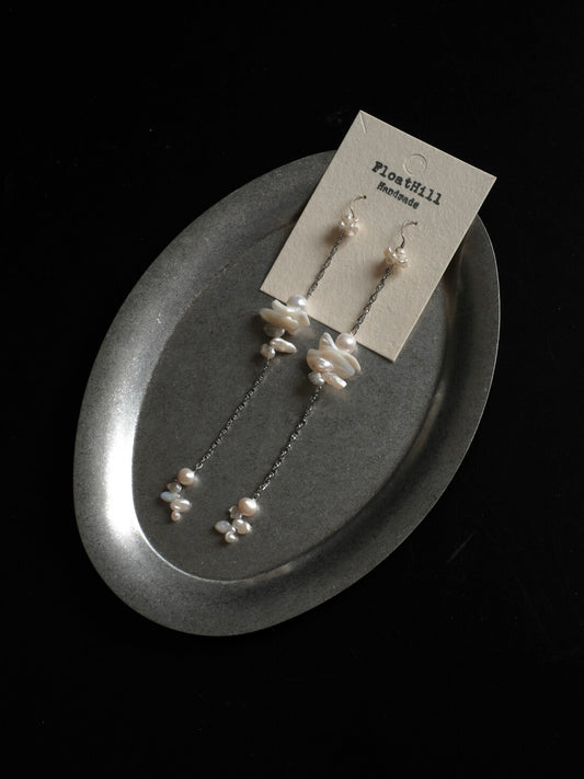 Floating World Long Earrings