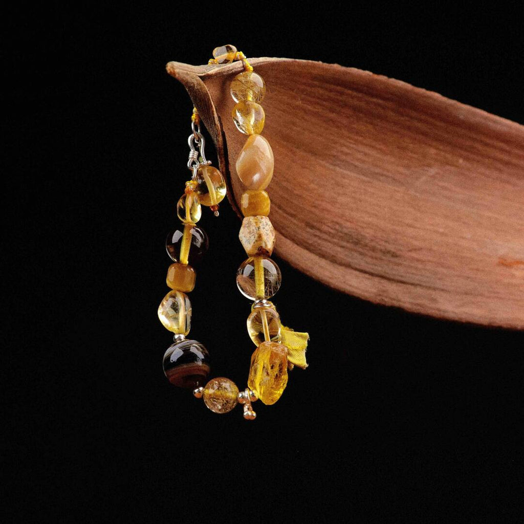 Autumn Dew Beaded Bracelet,Lumivault.