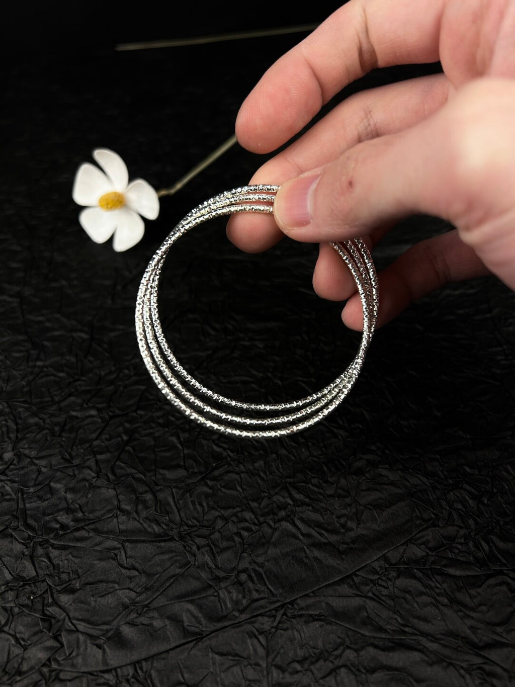 Triple Thin Bracelet Set,Lumivault.