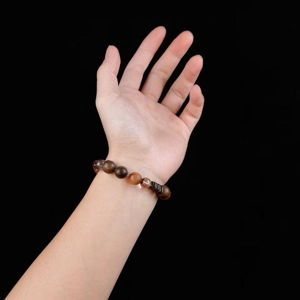 Wood Whisper Beaded Bracelet,Lumivault.