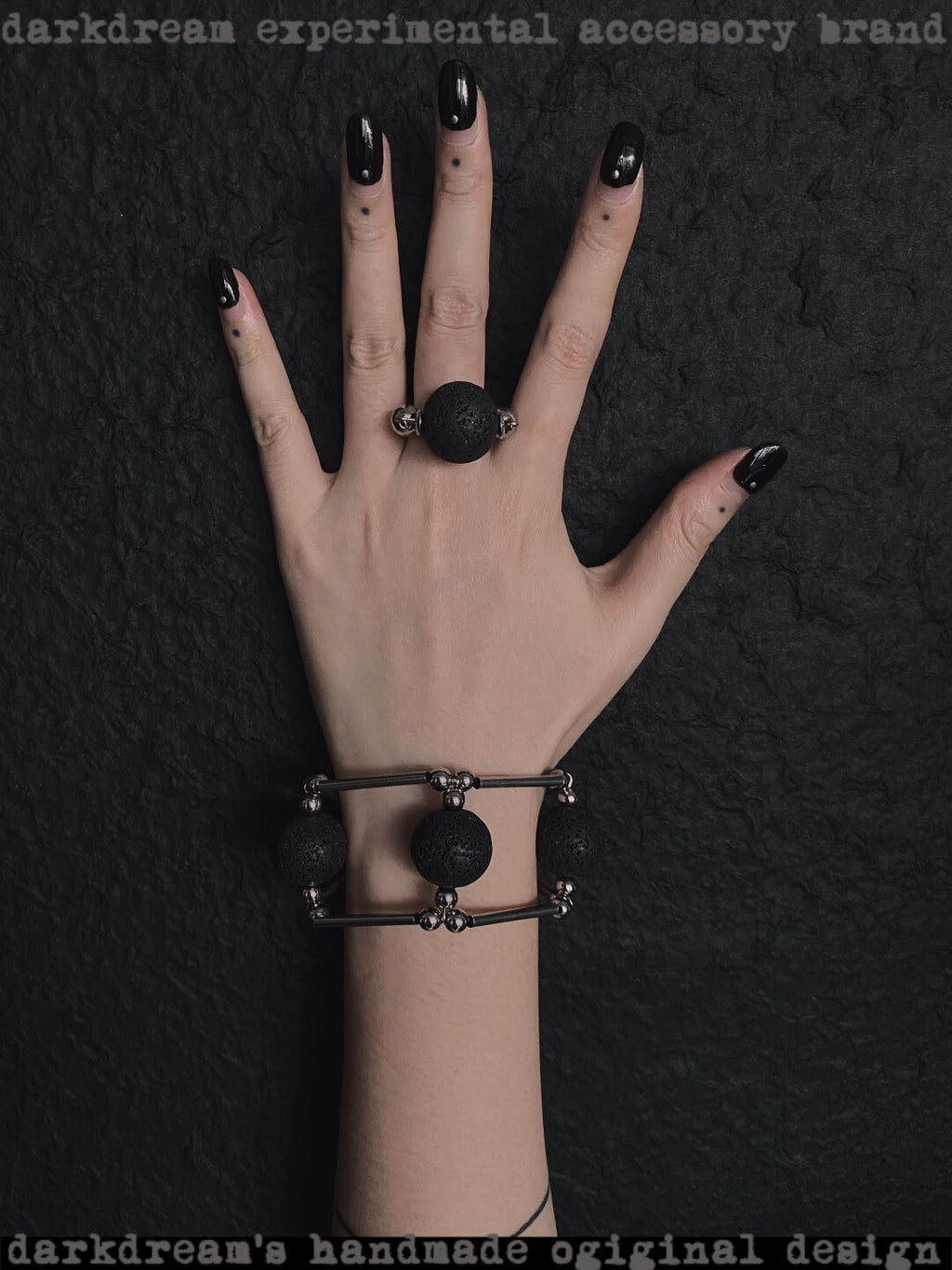 Gothic Tribal Bracelet Ring,Lumivault.