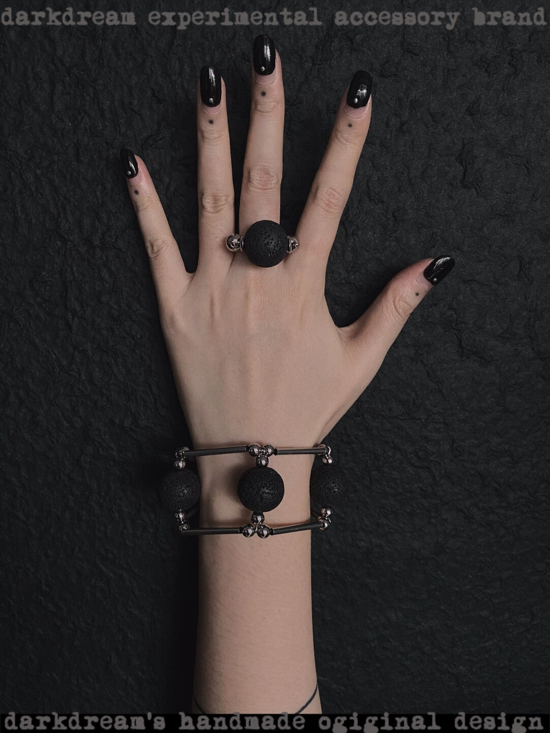 Gothic Tribal Bracelet Ring