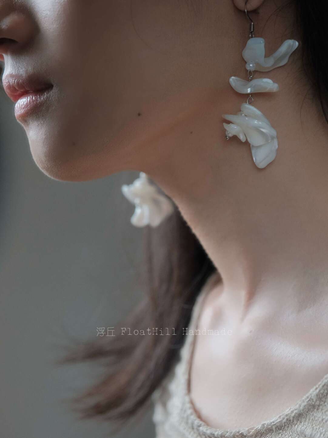 Sea Wind Chimes Irregular Shell Earrings,Lumivault.