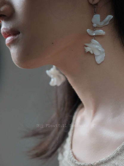 Sea Wind Chimes Irregular Shell Earrings