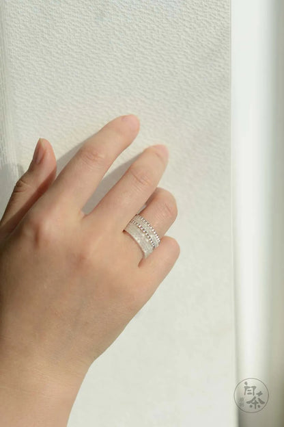 Handmade Simple Beaded Ring