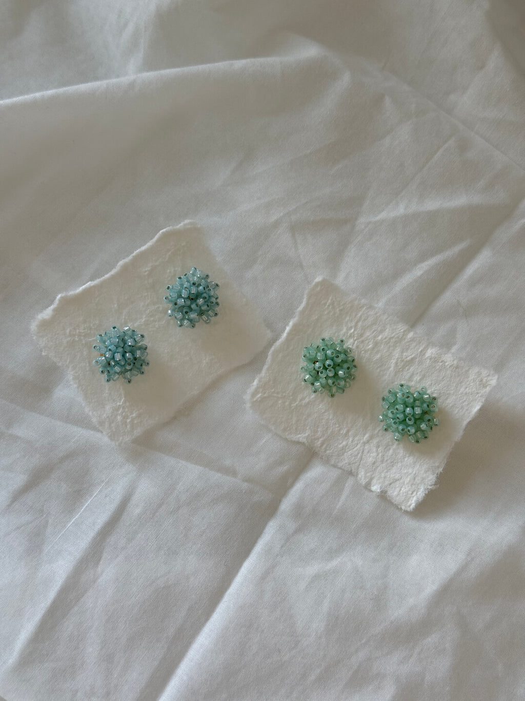 Colorful Flower Beaded Earrings - Lumivault