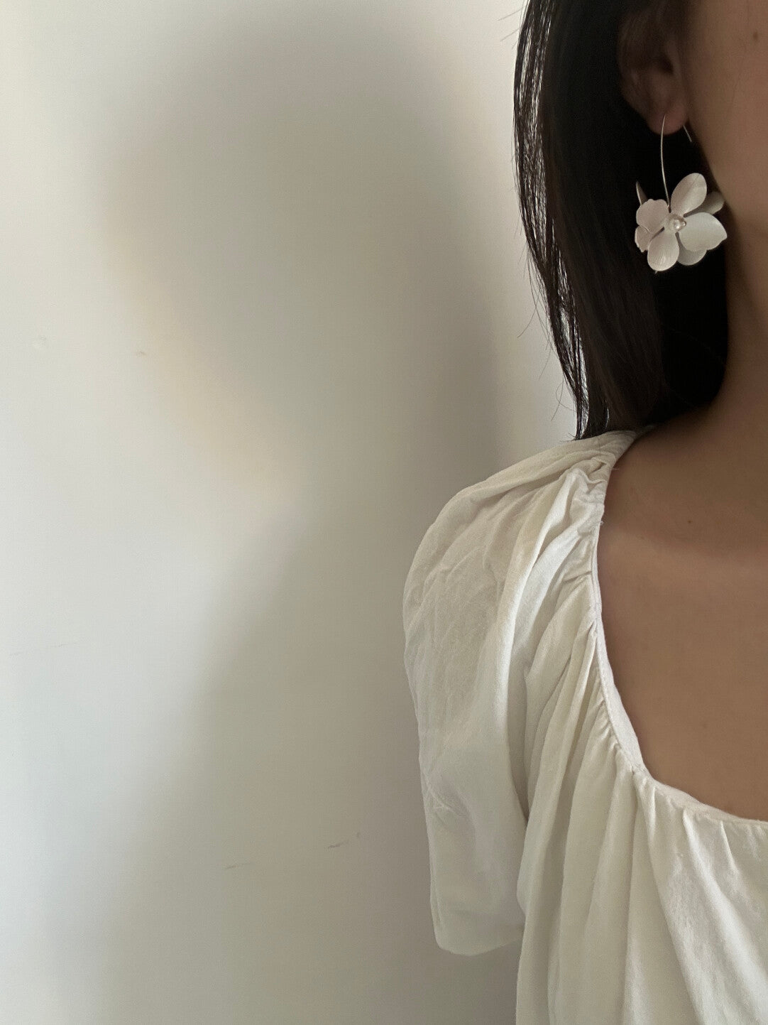 Endless Summer Silver Minimalist Earrings,Lumivault.