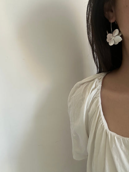 Endless Summer Silver Minimalist Earrings